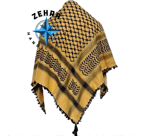 Zehra schal unisex - unisex, gelb