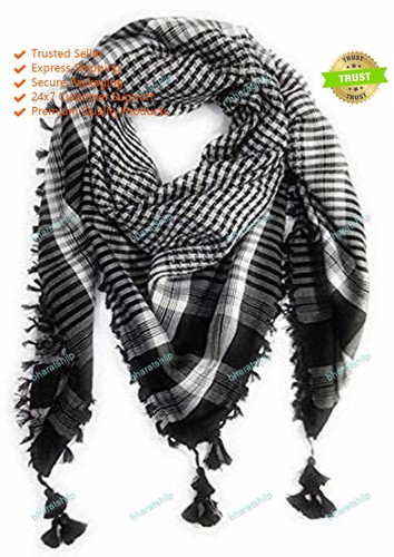 Schwarzer arafat wüstenschal - arafat,
